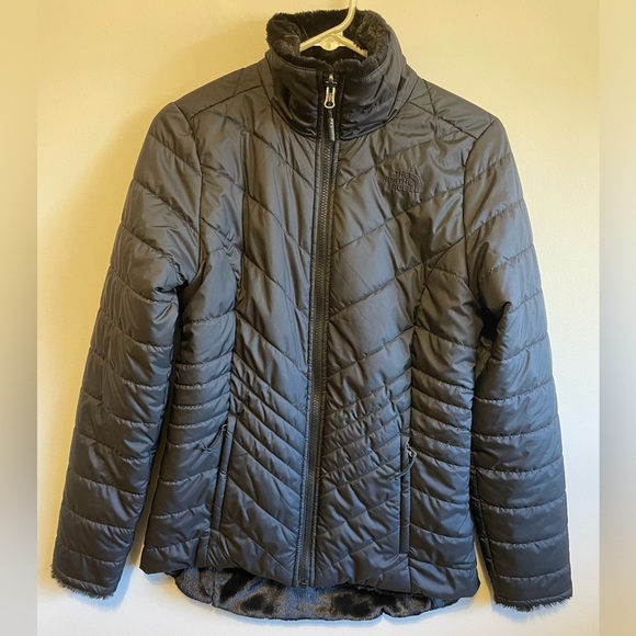 THE NORTH FACE- MOSSBUD INSULATED REVERSIBLE JACKET WOMEN'S small, black - Picture 2 of 6